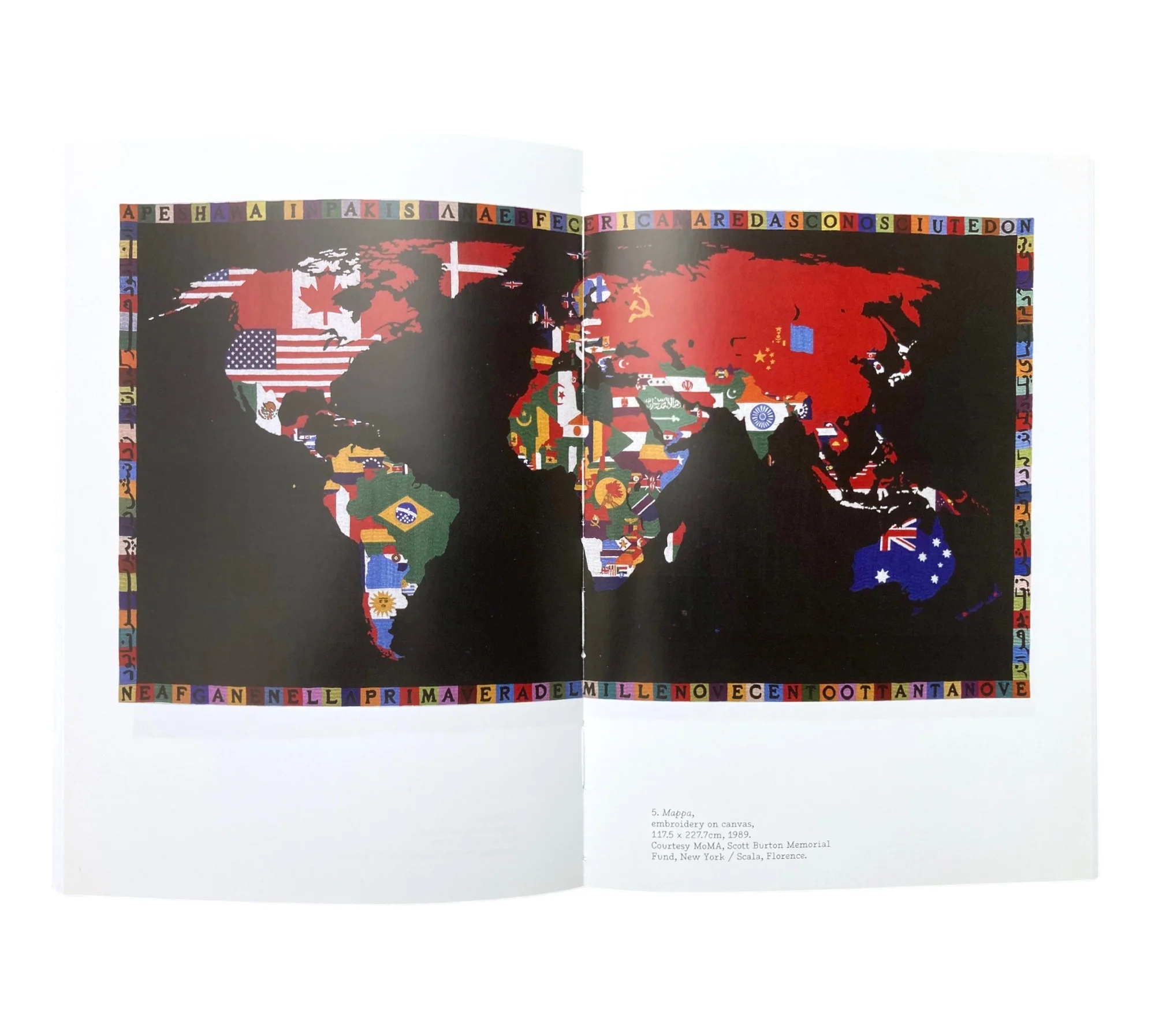 Alighiero e Boetti: Mappa (One Work) - Image 5