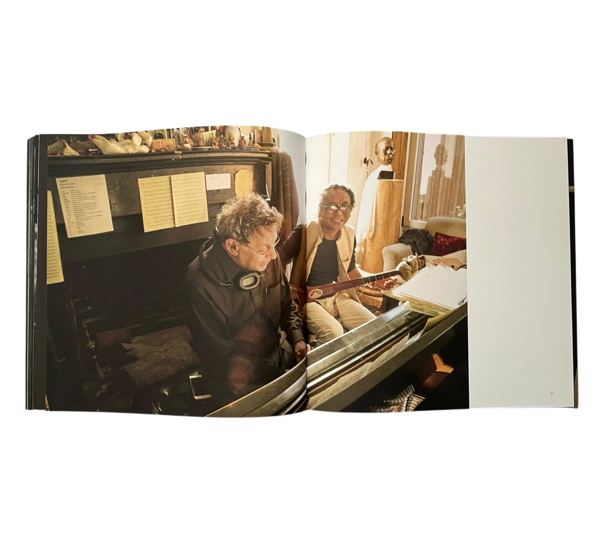 dots on paper: Philip Glass by Andreas H. Bitesnich (Non-mint) - Image 6